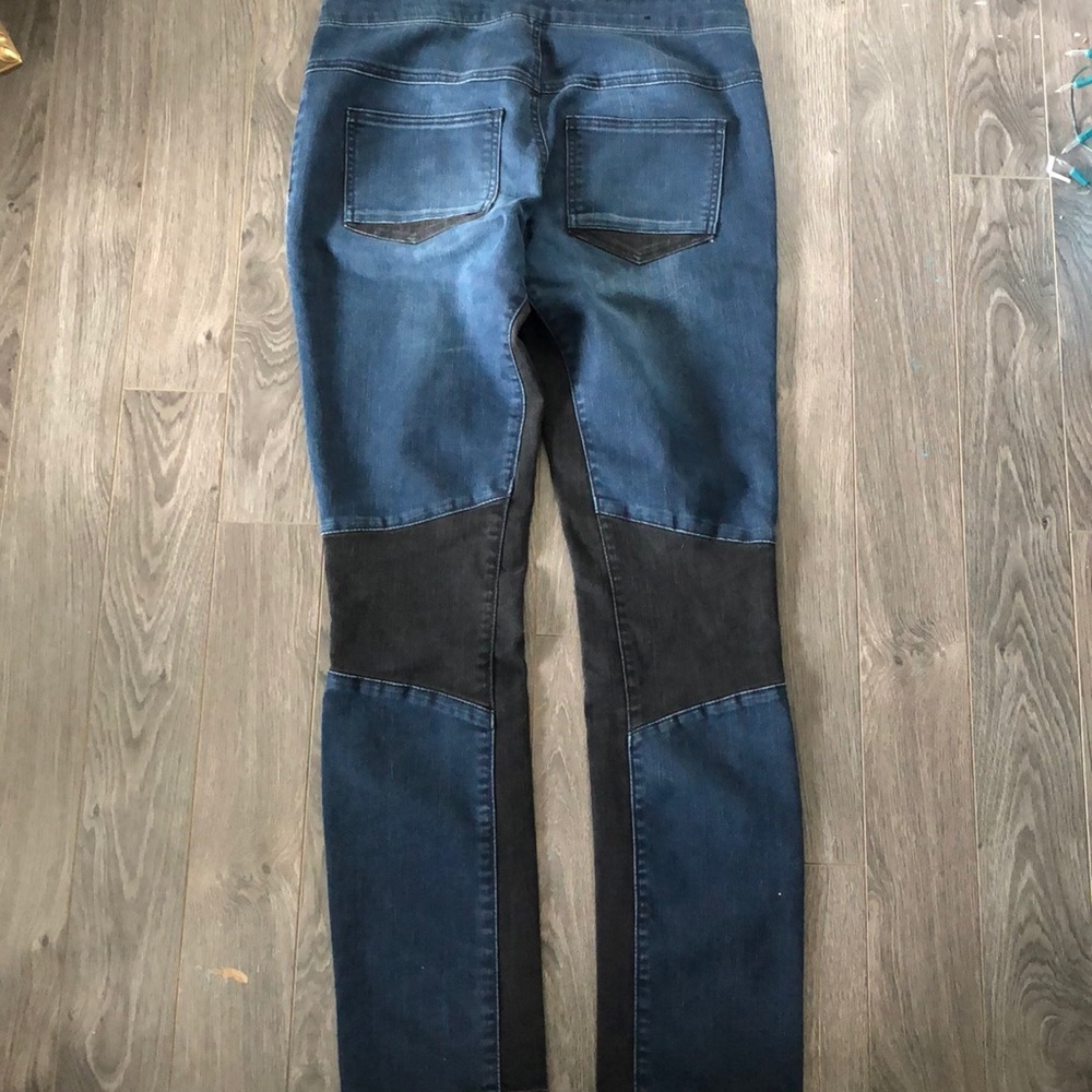 Only denim two-toned jeans black/blue - Picture 1 of 3